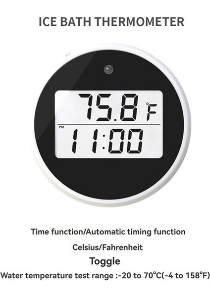 Zamanlayıcı ile Dijital Yüzen Banyo Termometresi -20-70 ℃ Yüzme Havuzu Spa Buz Banyosu Için Su Geçirmez Su Sıcaklığı Ölçer (Yurt Dışından) fırsatları