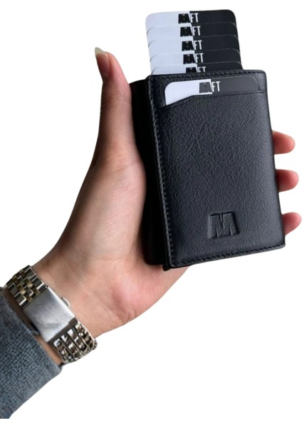 Hakiki Deri Erkek Mekanizmalı Cüzdan | Retro 2660