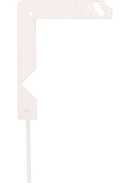 5-In-1 Kitap Kapağı Kılavuzu Paslanmaz Çelik Metal Ciltleme Kapak Aracı Scribe Markalama Albümü Dizüstü Ölçer Cetvel (Yurt Dışından)