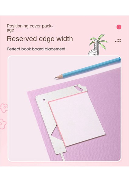 5-In-1 Kitap Kapağı Kılavuzu Paslanmaz Çelik Metal Ciltleme Kapak Aracı Scribe Markalama Albümü Dizüstü Ölçer Cetvel (Yurt Dışından) fiyatları