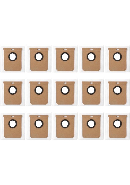 Eufy L50 Ses L60 Ses Haıer H9 Için Yedek Vakum Torbası Plus Vakum Süpürge Kir Boyma Tuz Torbaları Aksesuarlar 15PCS (Yurt Dışından)
