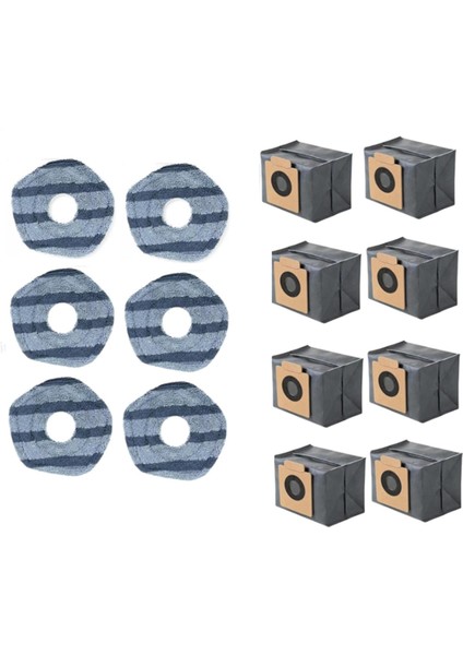 14PCS Eufy X10 Pro Omni Robot Vakumları Temizleyici Yedek Parçalar Toz Torbası Yıkanabilir Paspas Bezi (Yurt Dışından) indirimleri