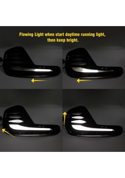 Chevrolet Için Cavalier 2020 2021 2022 Otomobil Gündüz Çalışma Işık Dönüş Sinyal Far Sis Far Kapağı B (Yurt Dışından) fiyatları