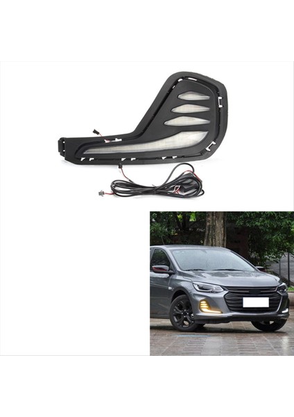 Chevrolet Için Cavalier 2020 2021 2022 Otomobil Gündüz Çalışma Işık Dönüş Sinyal Far Sis Far Kapağı B (Yurt Dışından) indirimleri