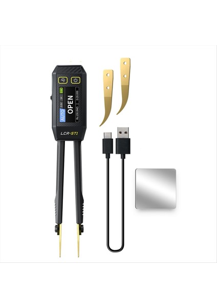 Fnirsi Lcr-St1 Mini Akıllı Tweezer Lcr Smd Esr Test Cihazı Direnç Kapasitans Endüksiyon Süreklilik Diyot Ölçüm Testi (Yurt Dışından) fiyatları