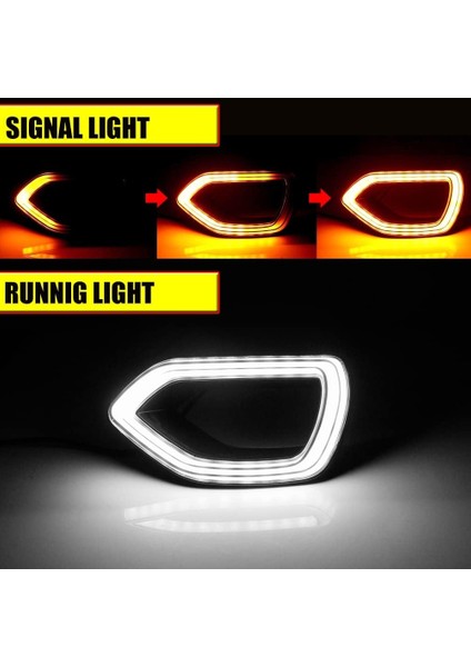 Dodge Charger Için Izgara Işıkları 2015-2022 Srt/scat Paketi Dönüş Sinyal Lambası Drl Sis Lambası Gündüz Koşu Işıkları (Yurt Dışından) fırsatları