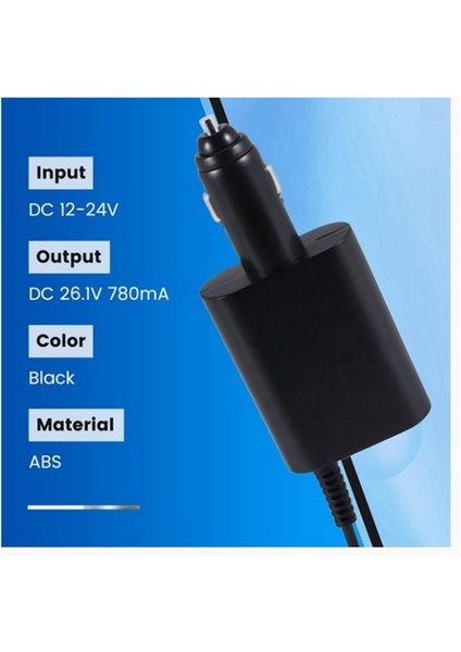 26.1V 0.78A Dc Araç Şarj Cihazı Dyson Için Güç Adaptörü: V6 V7 V8 DC58 DC59 SV03 SV04 SV05 SV06 Yeni Vakum Süpürge (Yurt Dışından) indirimleri