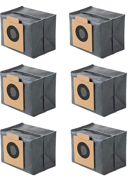 6pcs Eufy Temiz X8 Pro Robot Vakum Süpürge Otomatik Boş Olan Istasyon Değiştirme Için Toz Çantaları (Yurt Dışından)