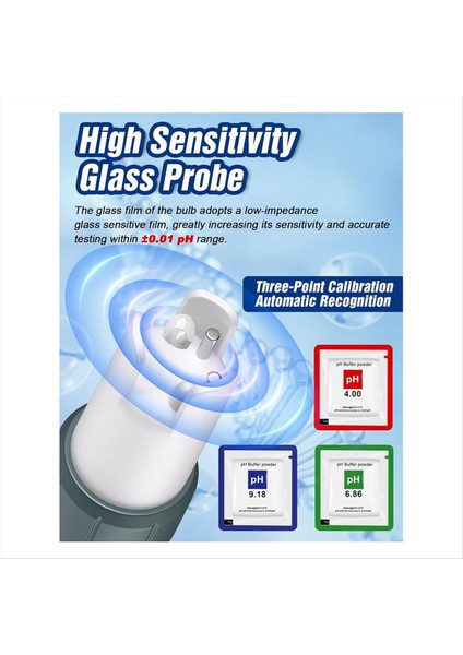 Tds/ph/sıcaklık Su Için 3-1 Arada Ph Metre 0-14 Ph Dijital Ph Metre 0 01 Yüksek Hassas Su Kalitesi Test Cihazı (Yurt Dışından) modelleri