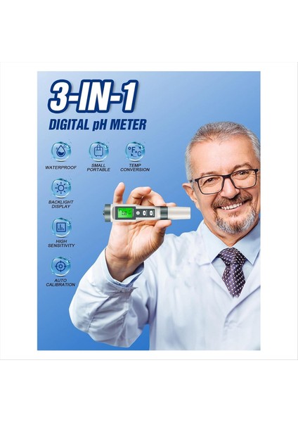 Tds/ph/sıcaklık Su Için 3-1 Arada Ph Metre 0-14 Ph Dijital Ph Metre 0 01 Yüksek Hassas Su Kalitesi Test Cihazı (Yurt Dışından) fırsatları