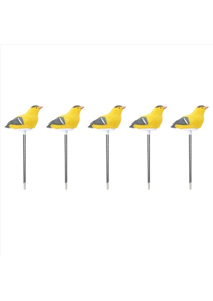 5x Toprak Nem Metre Sulama Alarm Kuş Tesisi Su Test Cihazı Higrometre Sensör Bahçecilik Aracı Kiti (Sarı) (Yurt Dışından)