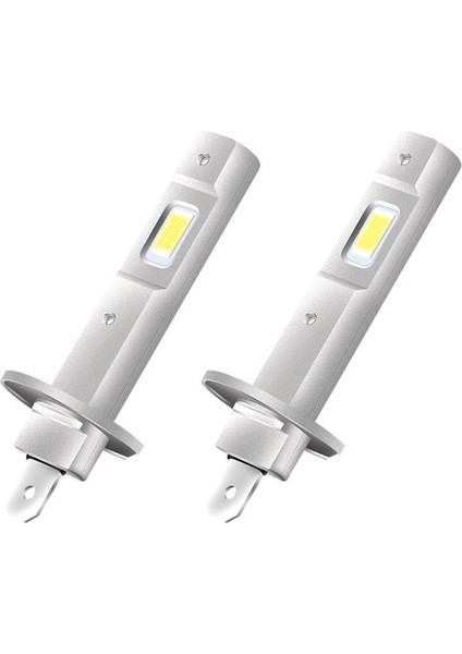 2pcs Araba H1 Far Ampulleri Süper Parlak Araç LED Lamp Sumut 12V 25W Kablosuz Araç LED Fiş ve Oynat 6500K (Yurt Dışından)