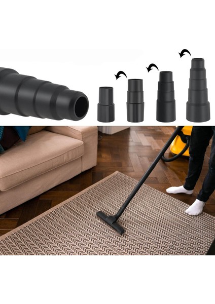 Vakum Hortum Adaptörleri 4pcs, Evrensel Hortum Adaptörleri, Vakum Konektörü Ek (Yurt Dışından) modelleri