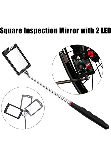 5pcs Manyetik Pick-Up Aracı Seti Teleskop Pikap Çubukları 360 Döner Muayene Aynası Manyetik El Feneri (Yurt Dışından) fiyatları