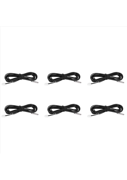 6pcs 2 M Ntc Termistör Sıcaklık Sensörü Su Geçirmez Prob Teli 10 K% 3950 Siyah (Yurt Dışından)