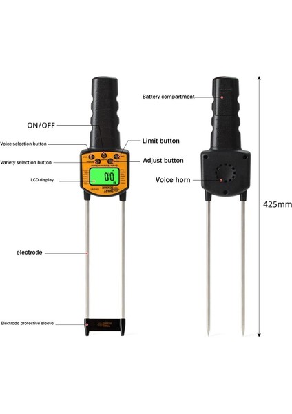 Akıllı Sensör AR991 Tahıl Nem Metre Dijital Analizör Mısır/buğday Pirinç Fasulyesi Nem Test Cihazı Arka Işığı LCD Ekran (Yurt Dışından) indirimleri
