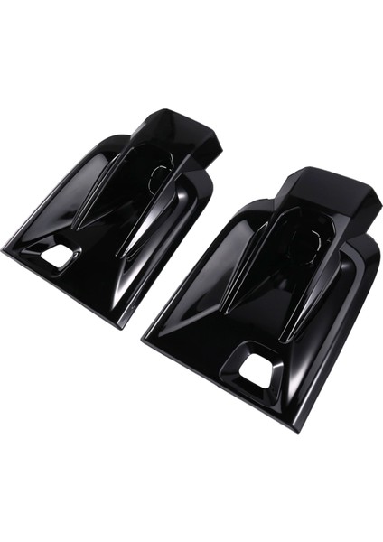 2pcs Abs Gloss Siyah Sis Lamba Toyota Için Kapak Kapak (Yurt Dışından)