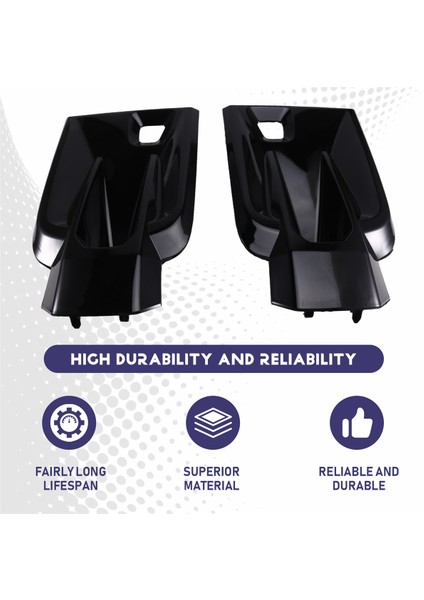 2pcs Abs Gloss Siyah Sis Lamba Toyota Için Kapak Kapak (Yurt Dışından) fırsatları