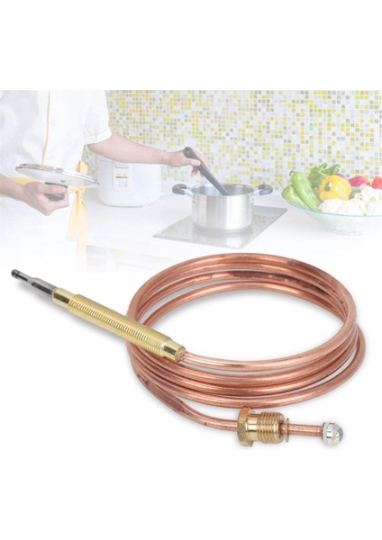 90CM Termokupl Sensörü Evrensel Termokupl Değiştirme Gaz Şömine Fırında Ateş Çukuru Su Isıtıcı (Yurt Dışından) modelleri