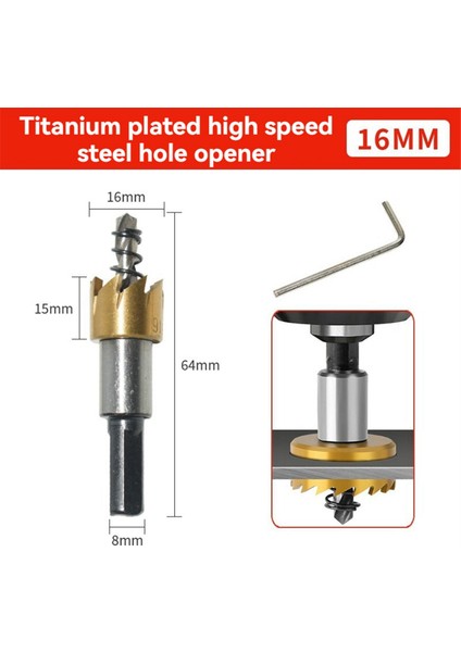 5pcs Yüksek Hızlı Çelik Delik Açıcı Elektrikli Matkap Alet Seti Özel Metal Delik Açıcı Gümüş (Yurt Dışından) indirimleri