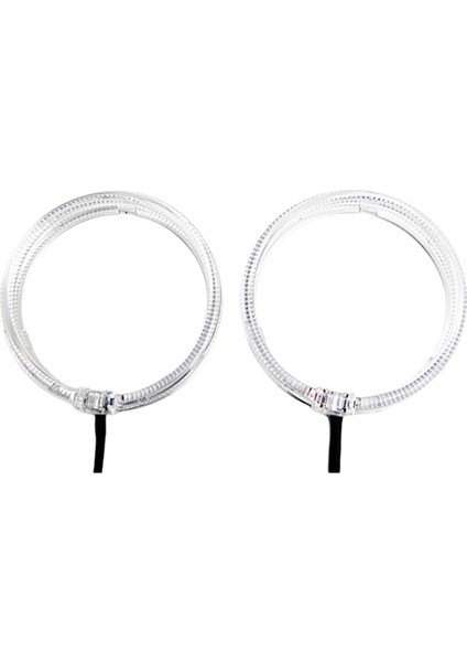 Araba LED 80MM Diyafram Halo Yüzükleri Beyaz Işık Melek Gözleri Işık 9-30V Far Sürüş Lambaları Araba Far Aksesuarları (Yurt Dışından) fiyatları