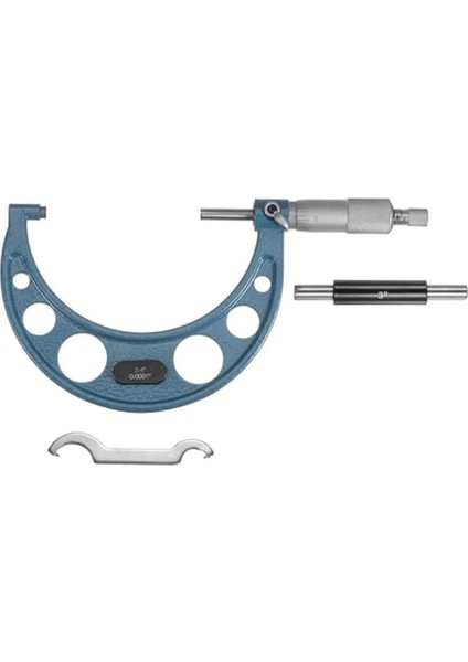 Dış Mikrometre 3-4 Inç Makinist Mikrometre 0 0001 Inç Mezuniyet Mikrometre Seti Mikrometre Makinist Aracı (Yurt Dışından)