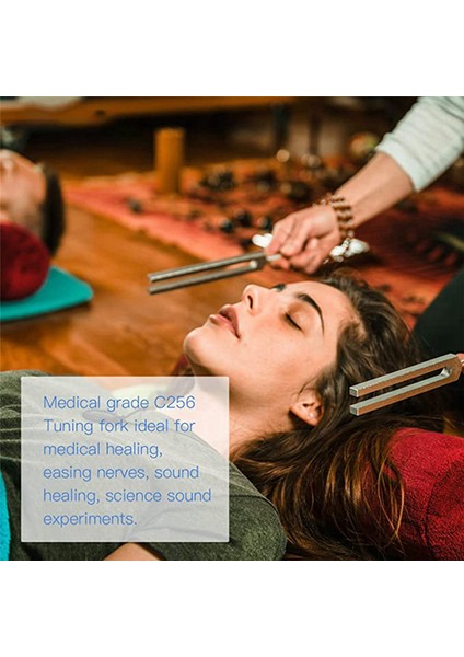 Silikon Çekiç, Onarım Aleti, Temizlik Bezi ve Depolama Torbası ile Terapi Için Tüner Çatal Seti (128Hz, 256Hz, 512Hz) (Yurt Dışından) modelleri