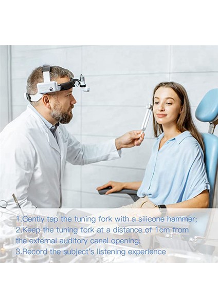 Silikon Çekiç, Onarım Aleti, Temizlik Bezi ve Depolama Torbası ile Terapi Için Tüner Çatal Seti (128Hz, 256Hz, 512Hz) (Yurt Dışından) fırsatları