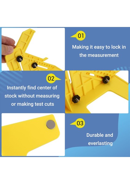 1/2 Gauge Work Repiece Center Bulucu Scriber Aracı Hassas Otomatik Olarak Merkez Işaretleme Ölçüm Ahşap Işleme Aracı (Yurt Dışından) fırsatları