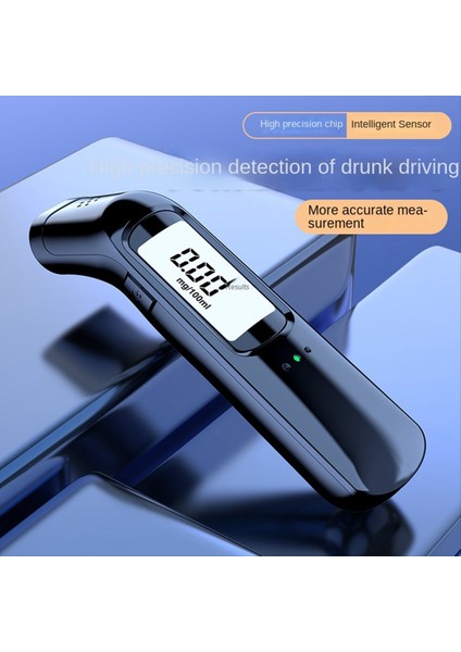 LED Ekranlı Taşınabilir Temassız Alkol Test Cihazı Breathalyzer Şarj Edilebilir Otomatik Alkol Test Cihazı Siyah (Yurt Dışından) modelleri