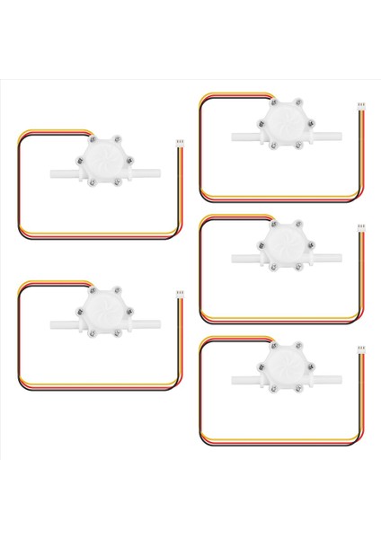 5pcs Su Akış Sensörü DC5V Akış Ölçer Salonu 0 25-2 5l/dk Su Kontrol Sıvı Akış Sensörü Su Dispenserleri Switch (Yurt Dışından) modelleri