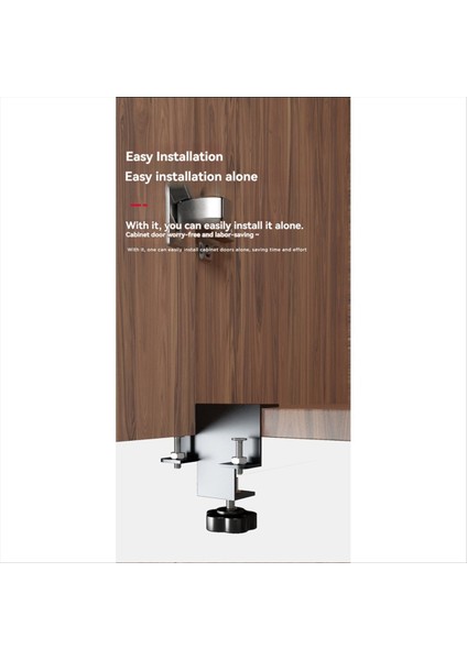 Zemin Dolap Çerçevesi Gizden Kapı Kurulum Jig Dolap Kapısı Kurulum Seviyelik Dolap Kapı Dikiş Sabitleme Cihazı (Yurt Dışından) fırsatları