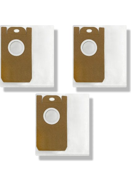 3pcs Abir R30 Robot Vakum Temizleyici Toz Çantası Için Yedek Parçalar Ev Temizlik Çöp Çantası (Yurt Dışından)