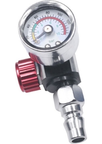 3pcs Yüksek Kaliteli Boya Püskürtücü Hava Regülatörü Basınç Göstergesi ve Adaptör Pnömatik Hava Basınç Regülatör Basınç Göstergesi (Yurt Dışından) fırsatları