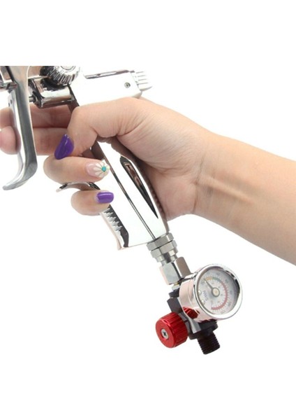 3pcs Yüksek Kaliteli Boya Püskürtücü Hava Regülatörü Basınç Göstergesi ve Adaptör Pnömatik Hava Basınç Regülatör Basınç Göstergesi (Yurt Dışından) indirimleri
