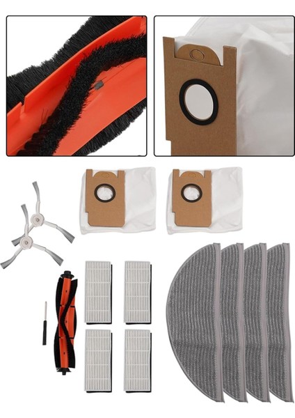 Lydsto R1, R1A, R1 Pro, S1 Robot Vakum Süpürge Parçaları Ana Yan Fırça Hepa Filtre Mop Bez Toz Torbası Aksesuarları (Yurt Dışından) fırsatları
