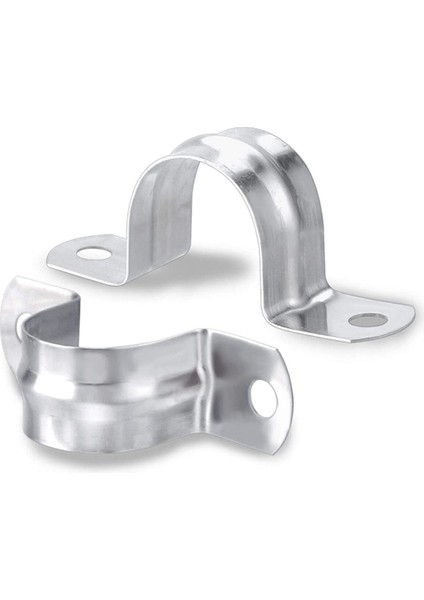 240 Paket M25 (1 Inç) Paslanmaz Çelik Sert Boru Kayışı 2 Delikli Kablo U Braket Kelepçe Askısı (Yurt Dışından) fiyatları