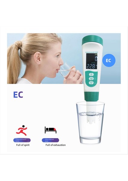 5 In 1 Tds Metre Ph Test Cihazı Ph/tds/ec/tuz/temp Test Merkezi IP65 Su Geçirmez Ppm Metre Içme Suyu Için Su Test Cihazı (Yurt Dışından) indirimleri