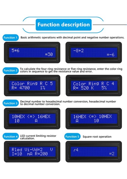 LCD1062 Hesap Makinesi Üretim Kolej Lisesi Stem Için Dıy Kiti Lehimleme Montaj Uygulamasını Öğrenin (Yurt Dışından) indirimleri