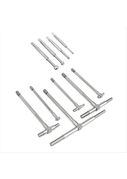 Paslanmaz Çelik Teleskopik Delik Gösterge Seti - 1/8 Ila 1/2in Aralık ve T Delik Göstergesi Teleskopik Gösterge 6pcs 5/16 Ila 6in (Yurt Dışından) fiyatları