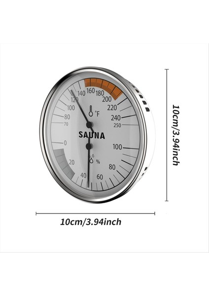 Sauna Termometresi 2&#39 Si 1 Arada Fahrenheit Termometre Higometresi Sauna Odası Iç Mekan Nem Sıcaklığı Monitörü (Yurt Dışından) fiyatları