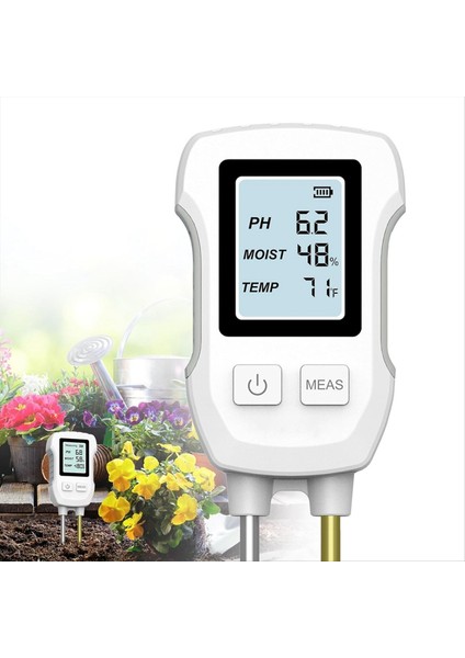 3 Arada 1 Toprak Nem Ölçer Sıcaklık/toprak Nemi/ph Metre Için Dijital Bitki Nem Ölçer Toprak Test Ölçer (Yurt Dışından) fiyatları