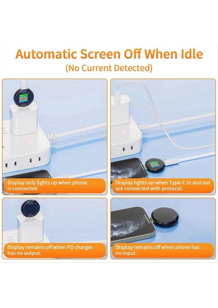 USB C Güç Ölçer Test Cihazı USB Multimetre Voltaj Akım Amp Volt Detektörü Şarj Cihazları Için Dijital Test Cihazı Güç Bankası Kablosu (Yurt Dışından) fiyatları