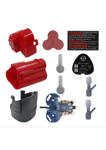 M12 Lı-Ion Pil Plastik Kılıf Pcb Devre Kart Milwaukee 12V 1 3AH 1 5AH 48-11-2411 Lı-Ion Pil (Yurt Dışından)