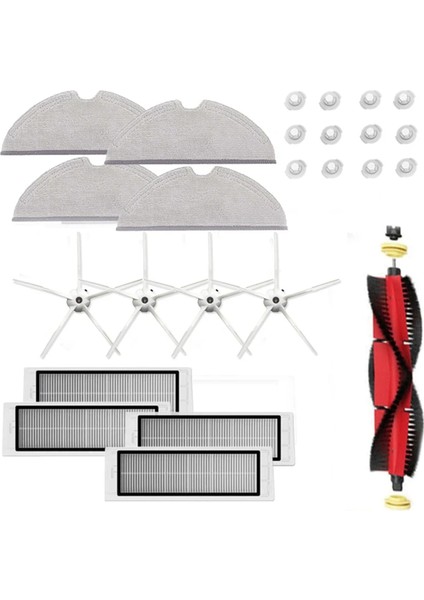 Roborock S5 S50 S51 S51 S55 S60 S6 Saf Vakum Süpürge Ana Yan Fırça Mop Bezi Hepa Filtre Yedek Parçaları (Yurt Dışından)
