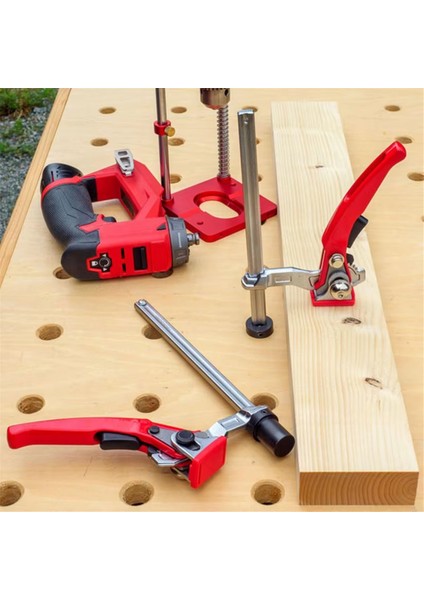 2pcs Masaüstü Köpek Deliği Sabitleme Kelepçesi, Ahşap Işleme Için Ayarlanabilir Çelik Masa Kelepçesi Clampet F Clamp 20MM Için (Yurt Dışından) modelleri