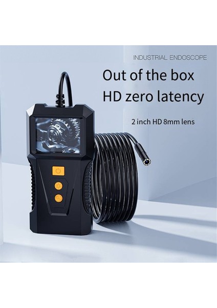 2 Inç Hd Ekran Taşınabilir El Araç Dedektörü 8mm Lens Boru Hattı Kamera Endoskopu Araç Motoru Pıp (2m) (Yurt Dışından) fiyatları