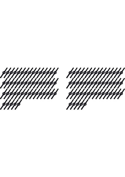 100PCS Plastik Çim Düzeltici Bıçaklar Çim Biçme Makinesi Bıçağı Kablosuz Düzeltici Bahçe Alet Çim Biçme Makinesi Düzeltici Aksesuarlar (Yurt Dışından)