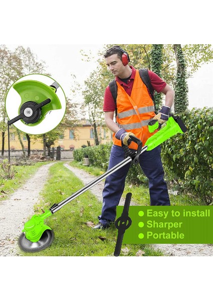 100PCS Plastik Çim Düzeltici Bıçaklar Çim Biçme Makinesi Bıçağı Kablosuz Düzeltici Bahçe Alet Çim Biçme Makinesi Düzeltici Aksesuarlar (Yurt Dışından) indirimleri