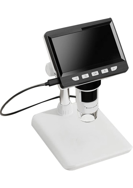 4.3 Inç Dijital Mikroskop, Yetişkinler Için Dijital Mikroskop, 8 Ajurable LED Dolgu Işıkları ile Büyütme, Telefon Onarımı Için USB Mikroskobu (Yurt Dışından)